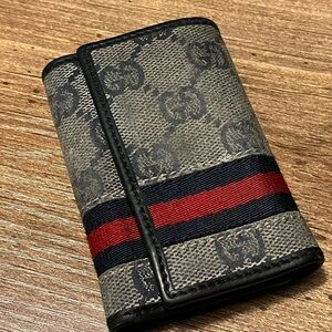Gucci Monogram Canvas Key Wallet